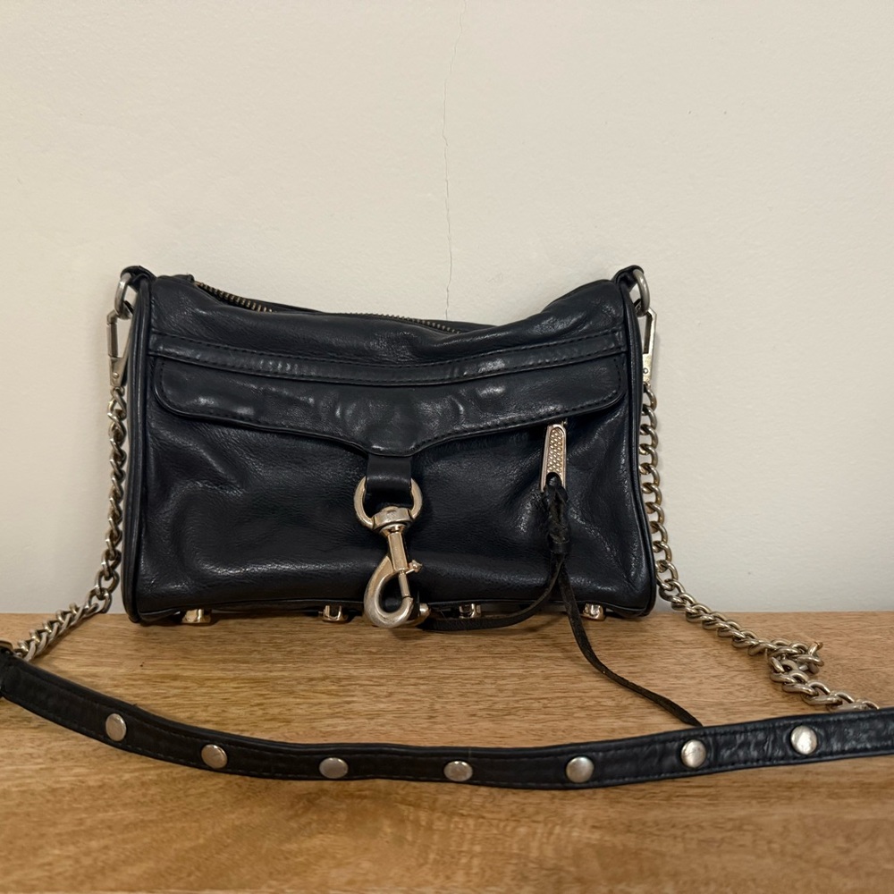 Rebecca Minkoff Black Leather Crossbody Bag